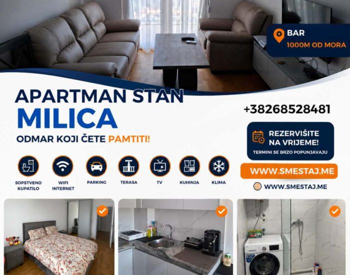 Stan milica bar